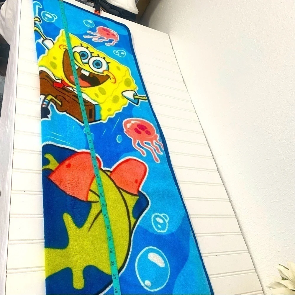 Spongebob Squarepants Nickelodeon Soft Fleece Throw Blanket 42
